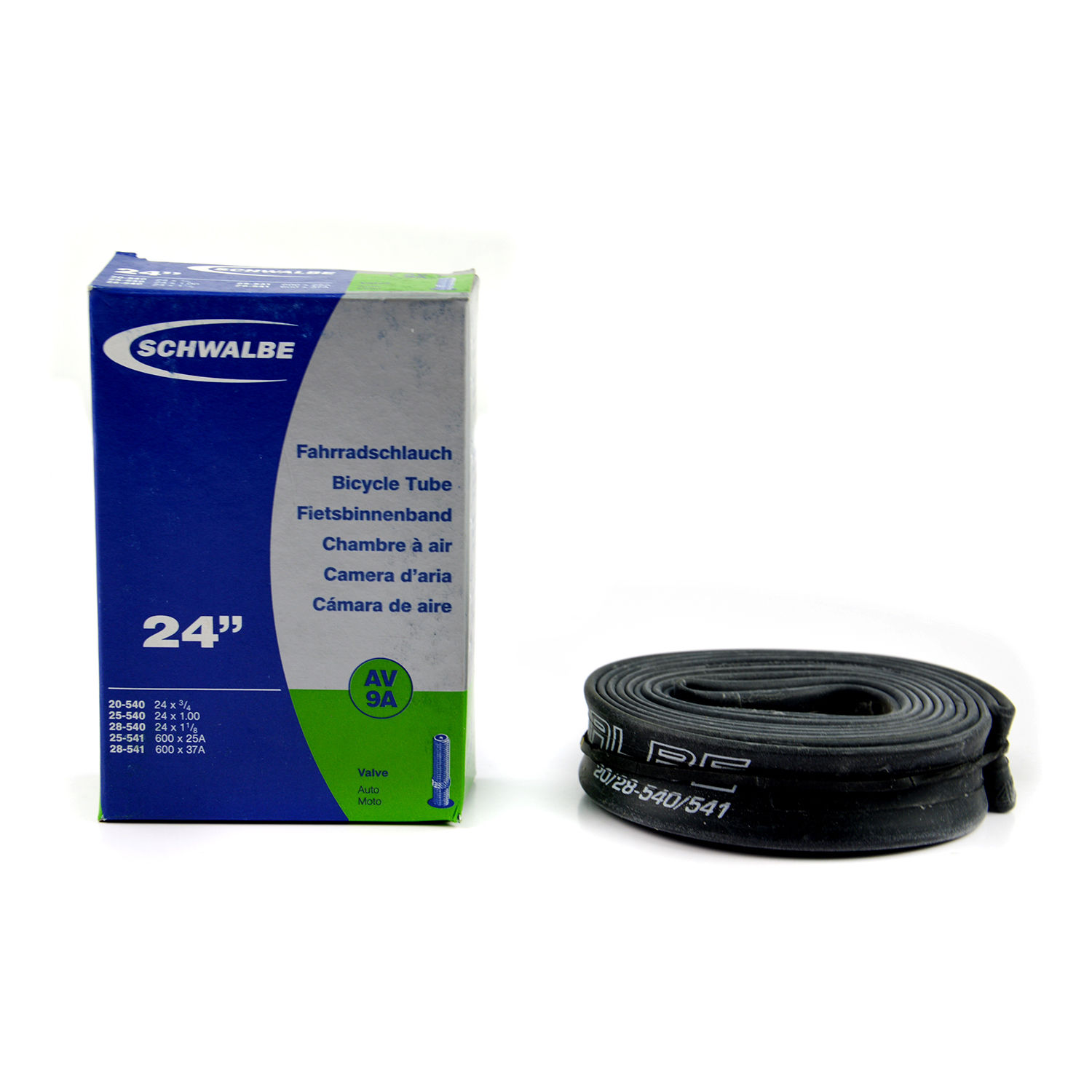 24 X 1 Schwalbe Inner Tube (Schrader Valve)